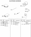 Part Location Diagram of 825473 Briggs and Stratton Module-Electronic Governor
